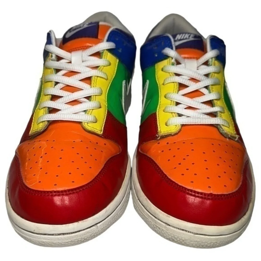 Nike Kids Youth Size 7 Rainbow Nike Dunk Low GS US 2008 306339-811 Sneakers